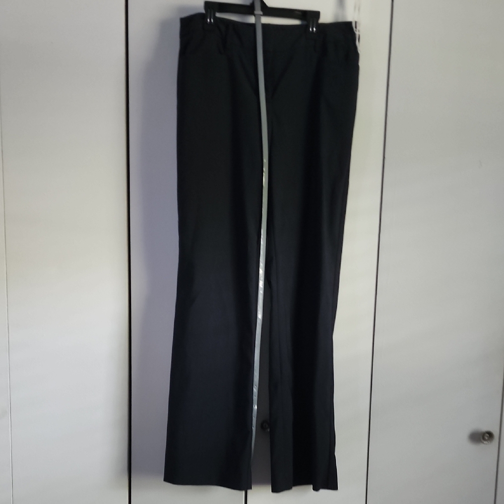Apt. 9 Black Dress Pants Straight-Leg Classic